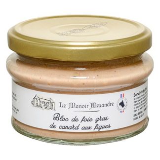 Bloc de foie gras de canard aux figues